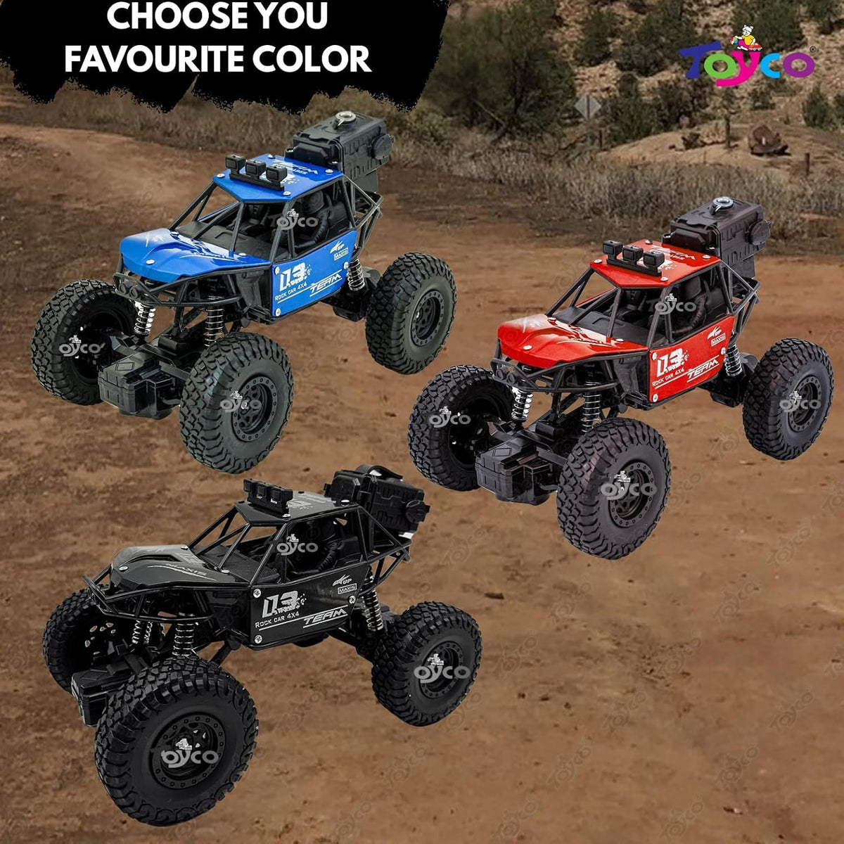 Rechargeable RC Rock Crawler Truck
