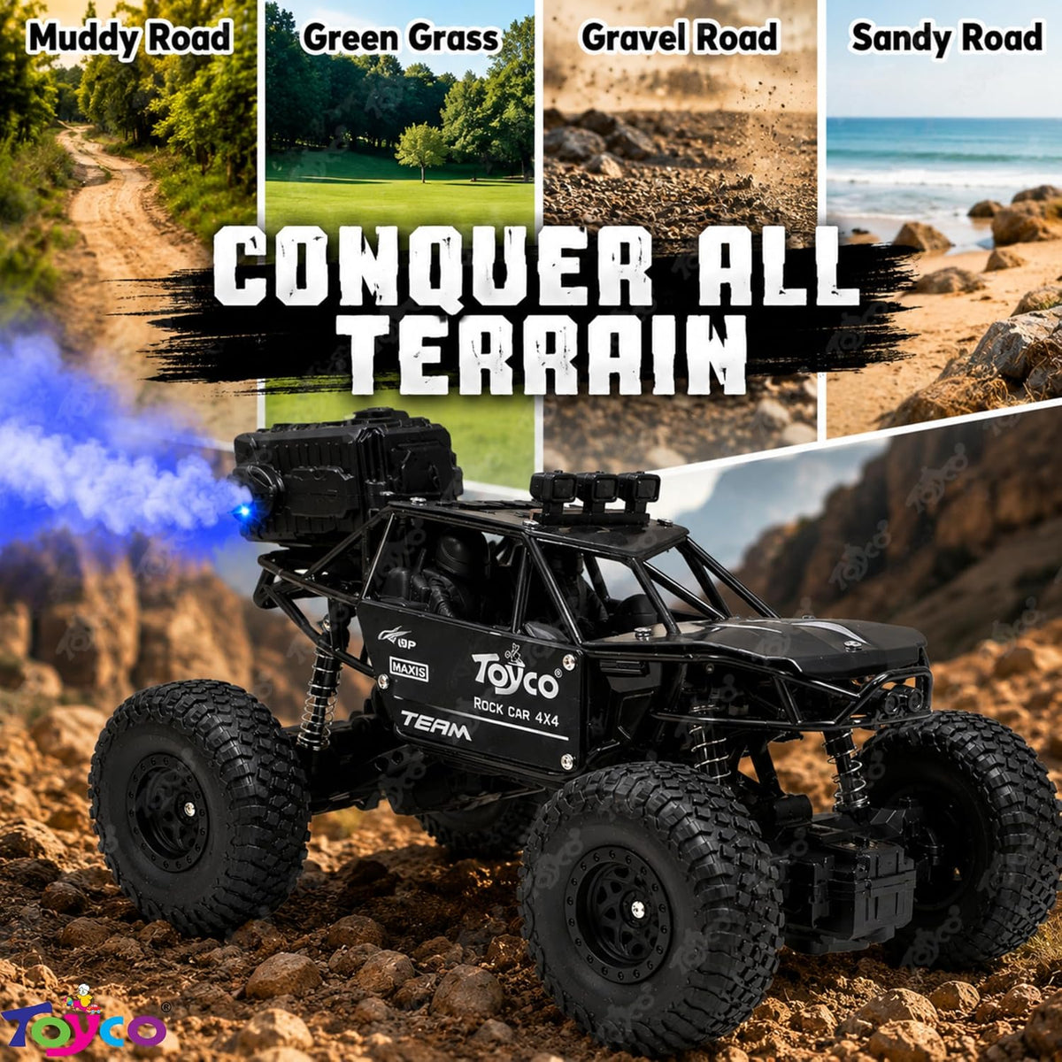 Rechargeable RC Rock Crawler Truck